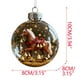 thumbnail image 1 of Seyotauo Christmas Horse Ornament Collection - Clear Acrylic Baubles with Intricate Equestrian Scenes, Metallic Tops & Golden Glitter for Holiday Centerpieces/Curio Cabinets, Gifts for Horse Lovers, 1 of 5