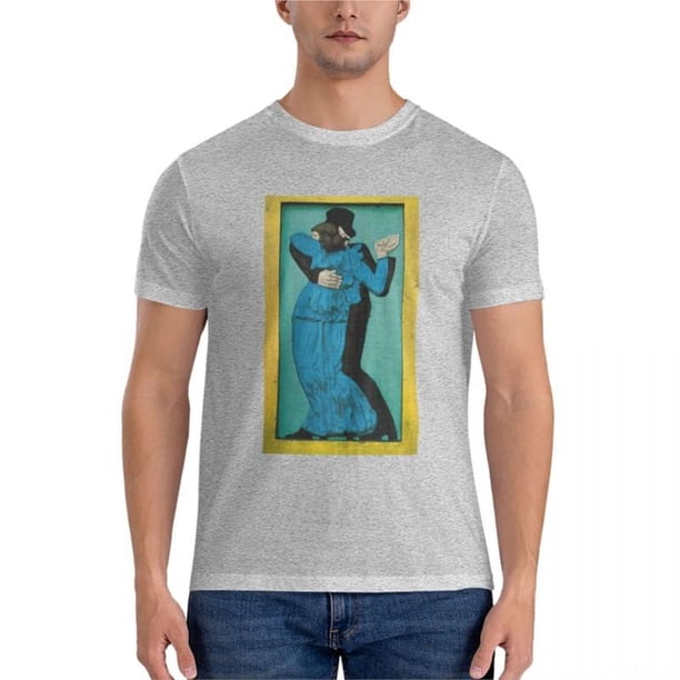 Camiseta negra Steely Gaucho Dan Essential para hombre camisetas de gran tamaño camisetas de algodón para hombre