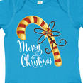 thumbnail image 4 of Inktastic Merry Christmas Red and Gold Candy Cane Boys or Girls Baby Bodysuit, 4 of 5