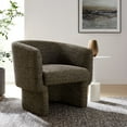thumbnail image 2 of Accent Chair, Gray, Fabric, Living Room Lounge Cafe Lobby Hospitality Restaurant, Modern Contemporary, HB37597, 2 of 9