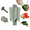Green#005, variant on Pepper Seed Corer Remover, New 2 in 1 Fruit Pepper Corer Bell Pepper Corer Seed Remover Tool, Pepper Deseeder Bell Pepper Corer Tool Pepper Cutter for Vegetables Kitchen Gadget(Khaki)