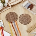 thumbnail image 5 of 2Pcs 16-Position Round Embroidery Floss Organizer 4 inch Vintage Style Compass Stitch Floss Thread Holder Storage Tool for Embroidery Thread Storage 3mm Thick Mixed Color 2sets, 5 of 6