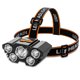 thumbnail image 1 of Faro ABS Torch Life A prueba de agua Faro recargable Lámpara de carga USB Actividad al aire libre para acampar Escalada Senderismo Pesca Inevent OD003043-00B, 1 of 7