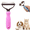 Pink, variant on 2026 Upgraded Pet Grooming Brush, Pet Undercoat Rake & Dematting Comb, Gently Removes Tangles & Loose Fur, Ideal for Long-Haired Dogs & Cats, Essential for Loving Pet Owners