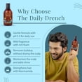 thumbnail image 2 of Satthwa Daily Drench - Everyday Mild Shampoo | Powered By Niacinamide | pH 5.5 | SLS & Paraben Free | All Hair Types | For Men & Women - 225ml (7.6FL oz), 2 of 6