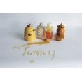 thumbnail image 3 of Creative Co-Op Yellow with Decorative Bees Stoneware Honey Jar with Lid & Wood Honey Dipper (Set of 2 Pieces), 3 of 3