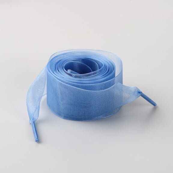 XmhyTop-A 2 Pairs Ribbon Shoe Laces,120*2.3cm Fashion Decorative Sneaker Laces for Shoes,S12