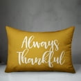 thumbnail image 3 of Creative Products Always Thankful in Mustard 14 x 20 Spun Poly Pillow, 3 of 3