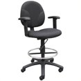 thumbnail image 1 of Boss Office Drafting Chair-Burgundy, 1 of 6