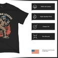 thumbnail image 6 of American Legend Bigfoot T-shirt Patriotic Funny Sasquatch Fan 4 July USA Flag Beer BBQ Tailgate Party Men's Tee, 6 of 7