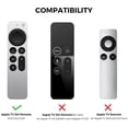 thumbnail image 3 of Funda protectora de silicona para control remoto Apple TV shaofei antideslizante y anticaída negro, 3 of 5