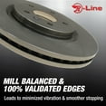 thumbnail image 5 of Raybestos R-Line Rotors, OE Replacement Brake Rotors 980950R Fits select: 2012-2016 FIAT 500 POP, 2017 FIAT 500, 5 of 7