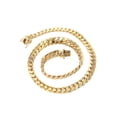 thumbnail image 2 of Womens Chain - Solid Miami Cuban Link 10K/14K Gold, 2 of 7