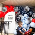 thumbnail image 3 of Globos GOTPASS de 22" a cuadros, 6 piezas, fiesta de carreras, 3 of 6