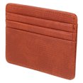 thumbnail image 1 of OULII 1Pack Brown Credit Card Cover PU Card Holder Scratch Prevention For Professionals, 1 of 5