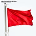 thumbnail image 3 of SHISUYAN BESTOMZ 2Pcs Rotating Mounting Rings 360 Degree Free Flag Pole Kit 0.75-1.02Inch Diameter (White), 3 of 9