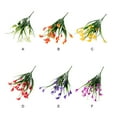 thumbnail image 3 of Inteprter 2 piezas añaden color y vida al espacio con flores simuladas adecuadas para decoración y decoración en varias escenas Decoración amarillo, 3 of 6
