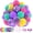 Pink Blue Purple Yellow, variant on Halloween Decorations Balloons Set, 50 pcs 12 inch Purple Green Orange Black Confetti Latex Balloons Kit for Halloween Baby Shower Birthday Bachelorette Trick or Treat Party Supplies