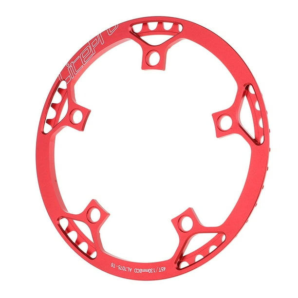 de 45T 47T 53T 56T 58T, AL7075-T6 de cadena de aluminio tipo de - Rojo 45T, 45T 47T 53T 56T 58T Rojo 45 t DYNWAVEMX Bicicleta Plato