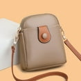 thumbnail image 2 of TAZAG Women's Small Soft Leather Mobile Wallet with Adjustable Shoulder Strap Crossbody Bag, 2 of 3