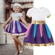 thumbnail image 1 of Nuevo Encanto Disney vestido de verano para niñas Mirabel Isabela vestido Casual niños ropa Frozen Elsa Anna Rapunzel disfraz Vestidos5-6T Gao Jinjia LED, 1 of 2