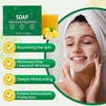 thumbnail image 3 of Turmeric Lemon Soap Bar – For Dark Spots, Nourishing & Clarifying Facial & Body Skin, Suitable for Dry & Oily Skin – Gentle Daily Cleanser (2PCS), 3 of 7