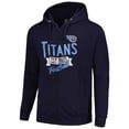 thumbnail image 2 of Men's Starter Navy Tennessee Titans Domestic Post Season Full-Zip Hoodie, 2 of 3