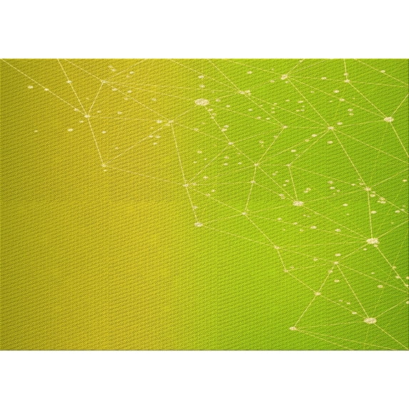 Ahgly Company Indoor Rectangle Patterned Pistachio Green Area Rugs, 8' x 10'