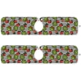 thumbnail image 2 of Coolnut Kiwi Strawberry Sink Splash Guard for Faucet 2 Packs Faucet Absorbent Mats, Summer Fruits Faucet Handle Drip Catcher Quickly Drying Mat for Kitchen Counter Bathroom, 14.9"x5.5", 2 of 7