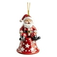 thumbnail image 2 of Christmas Flat Decoration Santa Claus Car Pendant Home Decoration Acrylic Pendant Car Interior Backpack Pendant, 2 of 7