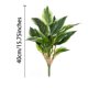 thumbnail image 3 of Artificial Plants Cuttings 14 Leaves Evergreens Small Potted Plants Ornament Home Decoration Artificial Green Plants And Flowers, 3 of 6