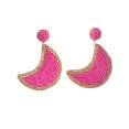 thumbnail image 2 of 1 par de pendientes Retro de verano en forma de luna, joyería colgante para novias, accesorio colgante para el hogar, fiesta en la playa al aire Ropa, zapatos y accesorios Miscelánea Rosa oscuro Minnieouse AP011242-03, 2 of 6