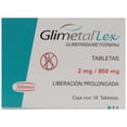 thumbnail image 1 of Glimetal Lex 2 mg/850 mg 16 tabletas de liberación prolongada, 1 of 1
