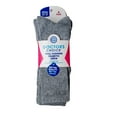 thumbnail image 4 of Doctor's Choice Diabetic Full Cushion Crew Women's Socks, Gray, Large, Shoe Size 10-13, 4 Pack, 4 of 6