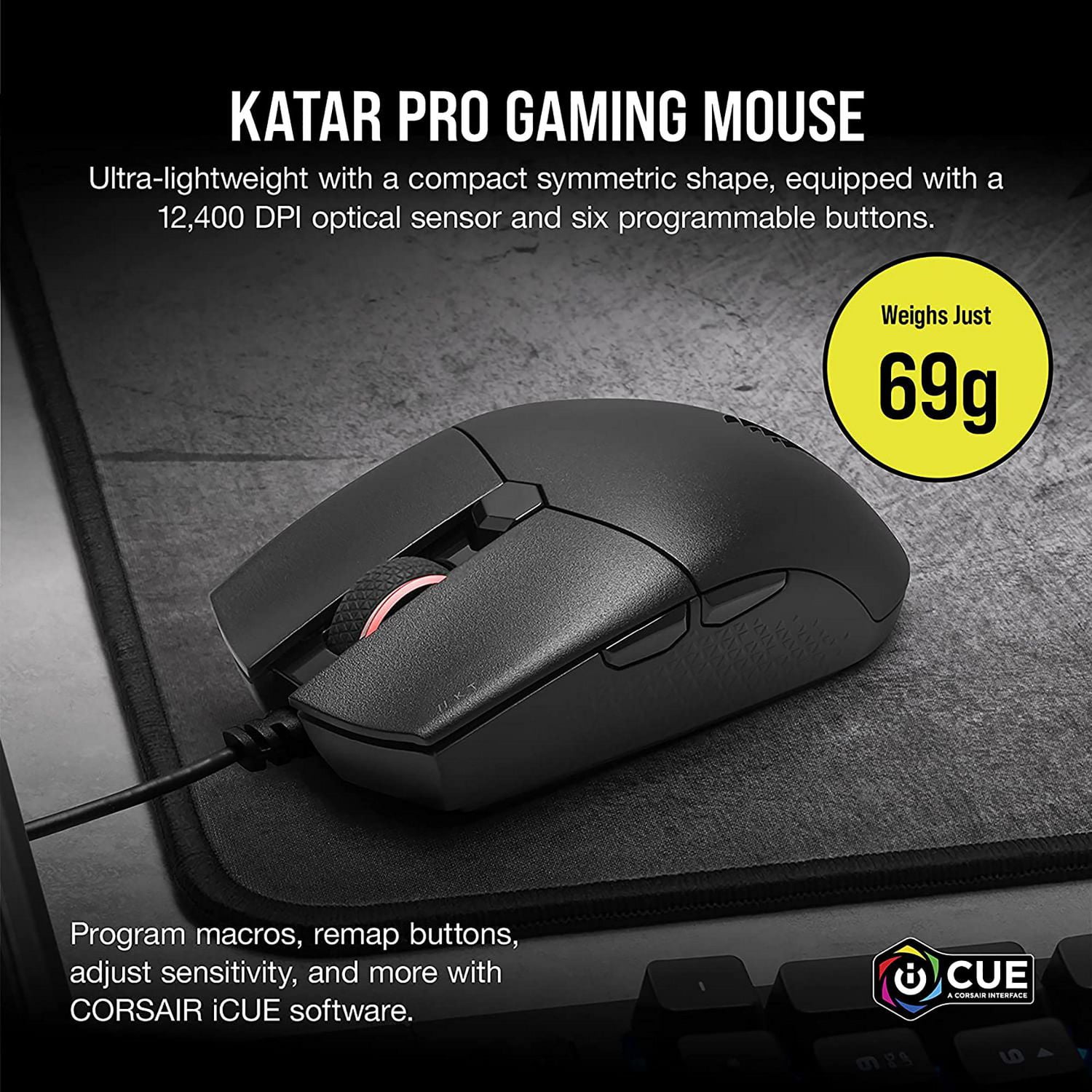 Corsair K55 RGB PRO + KATAR PRO Gaming Bundle
