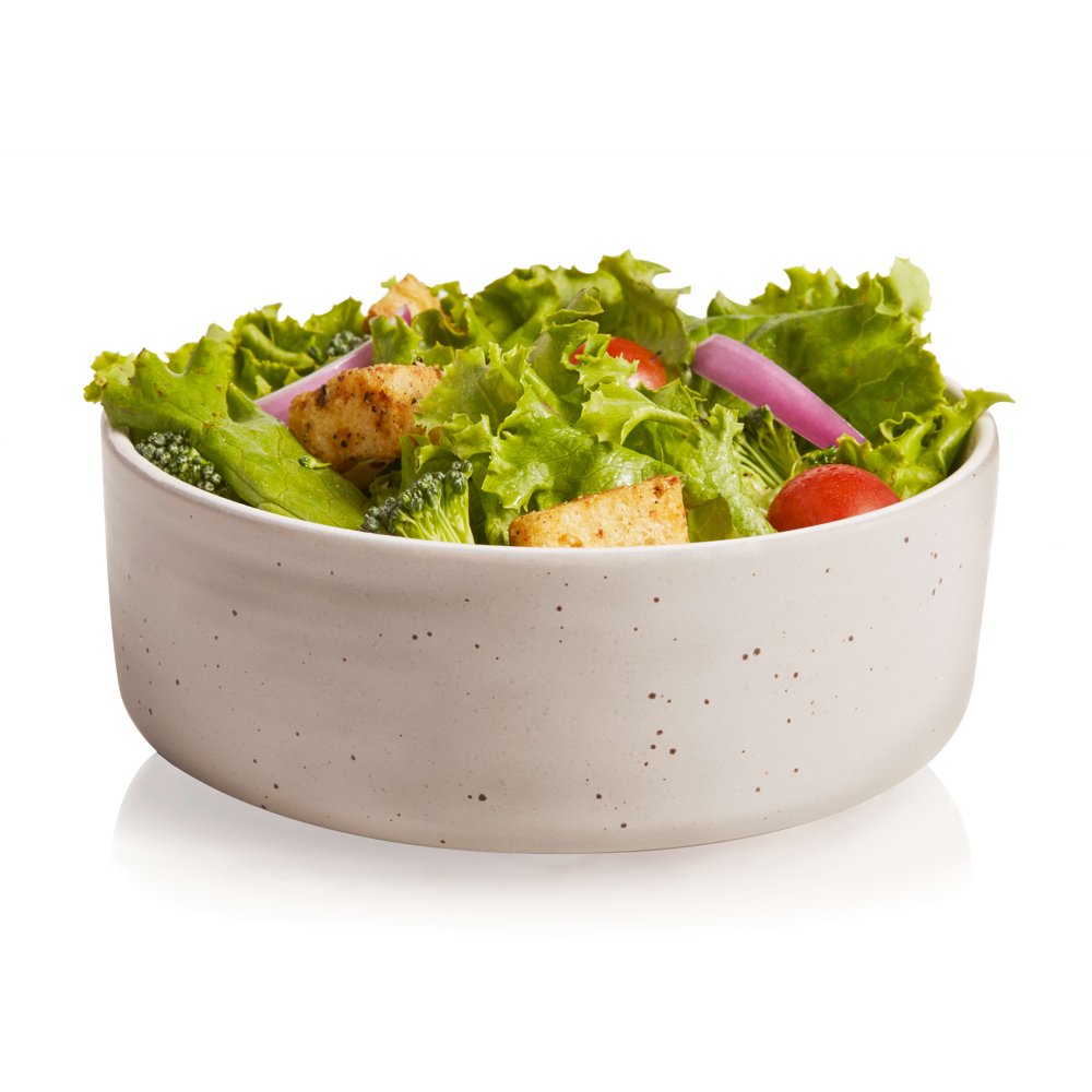 Libbey Urban Story Small Ceramic Bowls with Lids, Grey, Set of 2