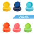 thumbnail image 3 of 18 Pcs Plastic Mason Jar Lids Wide Mouth Mason Canning Jars Top Food Storage, 3 of 7
