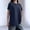 Navy, variant on pstuiky Short Sleeve T Shirts for Women Casual Crew Neck Solid Color Women'S Clothing Breathable Loose Fit Comfortable Clothes Outfits Workout Tops for Women