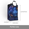 thumbnail image 2 of Sikiie Astronaut Square Laundry Bag Large Collapsible Dirty Clothes Bags With Handles Waterproof Essentials Storage For College Dorm, Family, 2 of 5