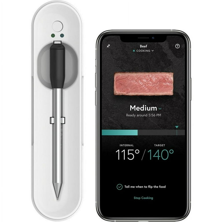 KitchenAid® Yummly® Graphite Smart Meat Thermometer, Colder's