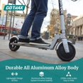 thumbnail image 6 of GOTRAX XR Ultra Adults Electric Scooter,Peak 400W 36V 8.5"Tires 15.5mph Foldable E-Scooter for Women&Men Commuting,Silver, 6 of 8