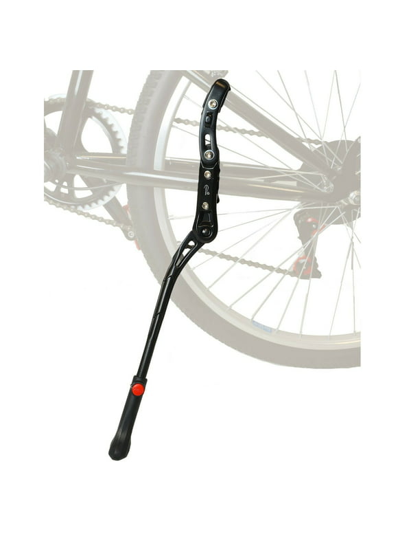 Lumintrail Aluminum Alloy Rear Mount Bicycle Kickstand Adjustable Side Bike Stand for 24" to 28"