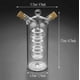 thumbnail image 3 of Dispensador de aceite de oliva y vinagre, 2 en 1, de cristal doble transparente, para cocina., 3 of 5