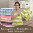 thumbnail image 2 of Winty Bath Towel,Hand Towels,Dark and Light Striped Coral Fleece Printed Towel Towel Set Absorbent Dry Hair Quick Drying Soft and Skin Friendly Household,Washcloths, 2 of 4