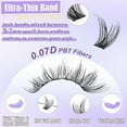 thumbnail image 4 of ALICE Lash Clusters Wispy Eyelash Clusters 168pcs 10-18mm Cluster Eyelash Extensions Natural Volume Lash Extensions DIY Individual Lashes Clusters with Soft Thin Band, 4 of 10