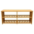 thumbnail image 2 of Oceanstar BSB1774 Oceanstar 10-Pair Bamboo Entryway Storage Bench, 2 of 2