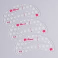 thumbnail image 2 of 9pcs Pro Réutilisable Pochoir Sourcils Set Sourcils DIY Dessin Guide Style Shapin, 2 of 5