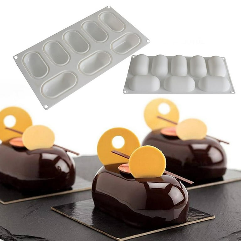Silicone Cake Mold 9 Cavity Cake Mold 3d High Temperature - Temu
