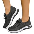thumbnail image 7 of AUDeals Womens Running Wide Toe Box Shoes Non Slip Tennis Gym Workout Athletic Sneakers Ultra Lightweight Breathable Work Shoes (Black, 5.5), 7 of 7