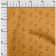 thumbnail image 2 of oneOone Cotton Poplin Twill Mustard Yellow Fabric Medical Fabric For Sewing Printed Craft Fabric By The Yard 56 Inch Wide, 2 of 5